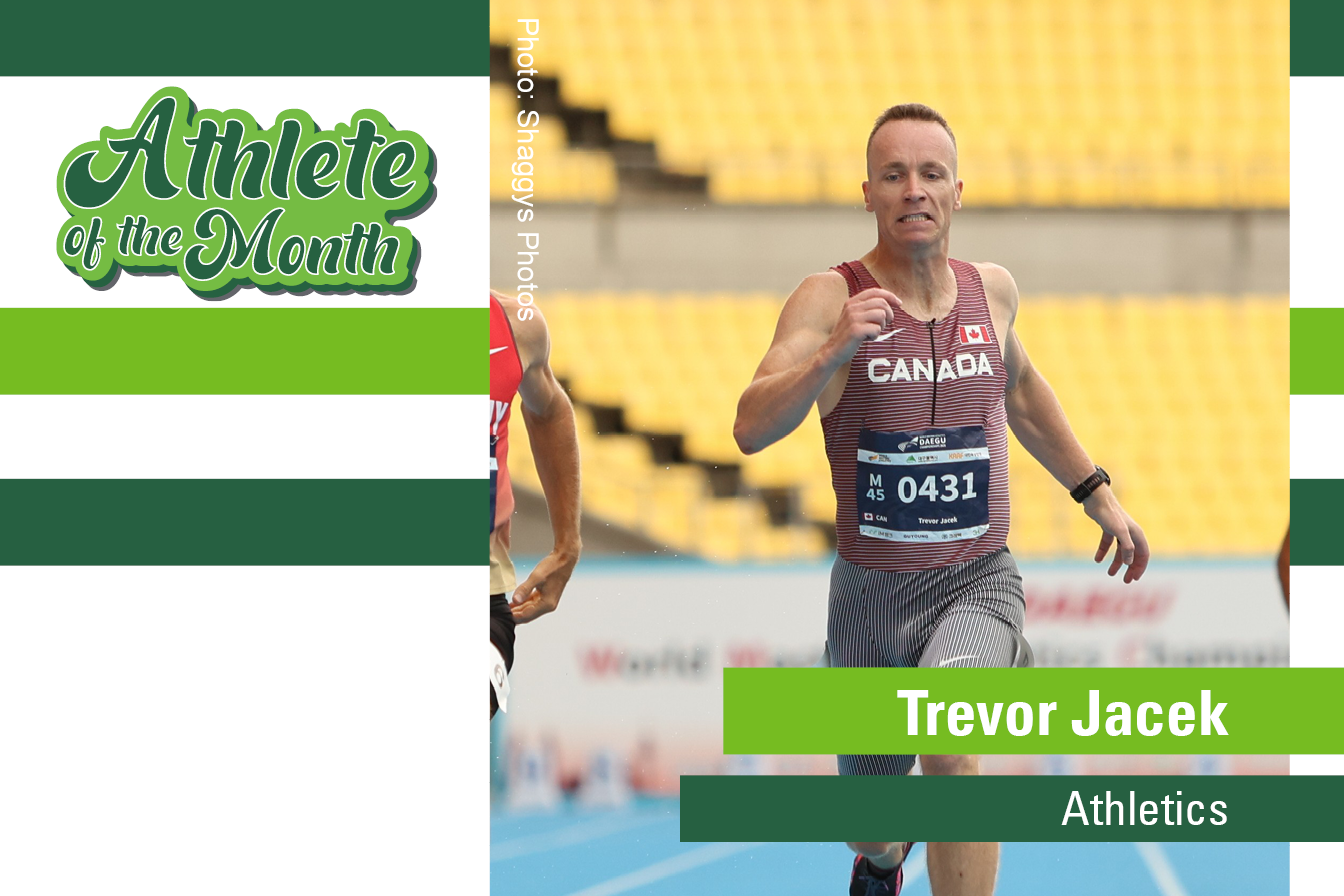 Jacek races to earn September Athlete of the Month